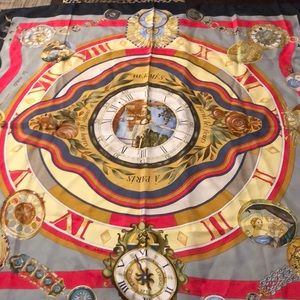 Hermès Clock Scarf